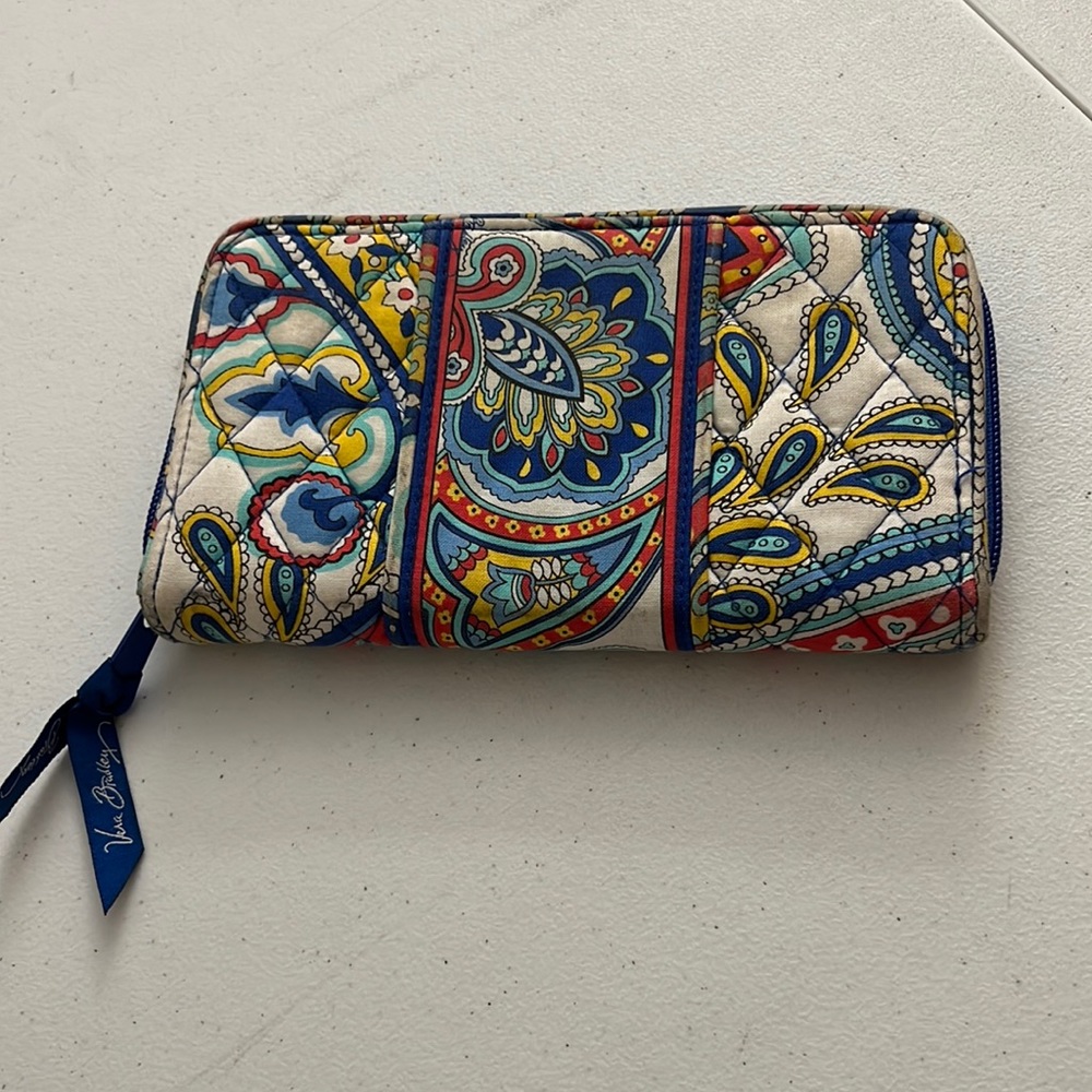 Vera Bradley Marina Paisley wallet